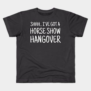 Horse Show Hangover Kids T-Shirt